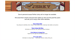 Desktop Screenshot of perfectjerky.com