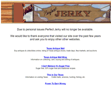 Tablet Screenshot of perfectjerky.com